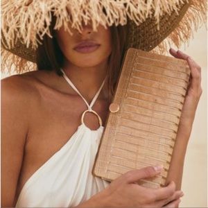 CULT GAIA ACRYLIC IRIS CLUTCH